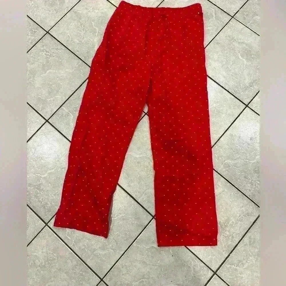 Tommy Hilfiger Red Pajama Bottoms Size Medium